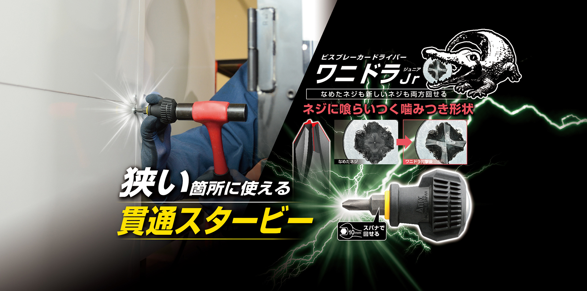 ANEXブランドのドライバー・工具メーカー（株）兼古製作所