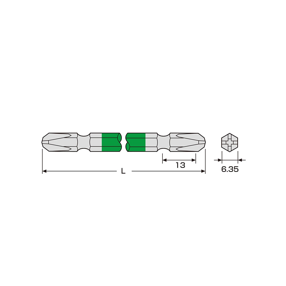 カラービット 1本組 ＋3×200 | ANEXブランドのドライバー・工具メーカー アネックスツール（株）