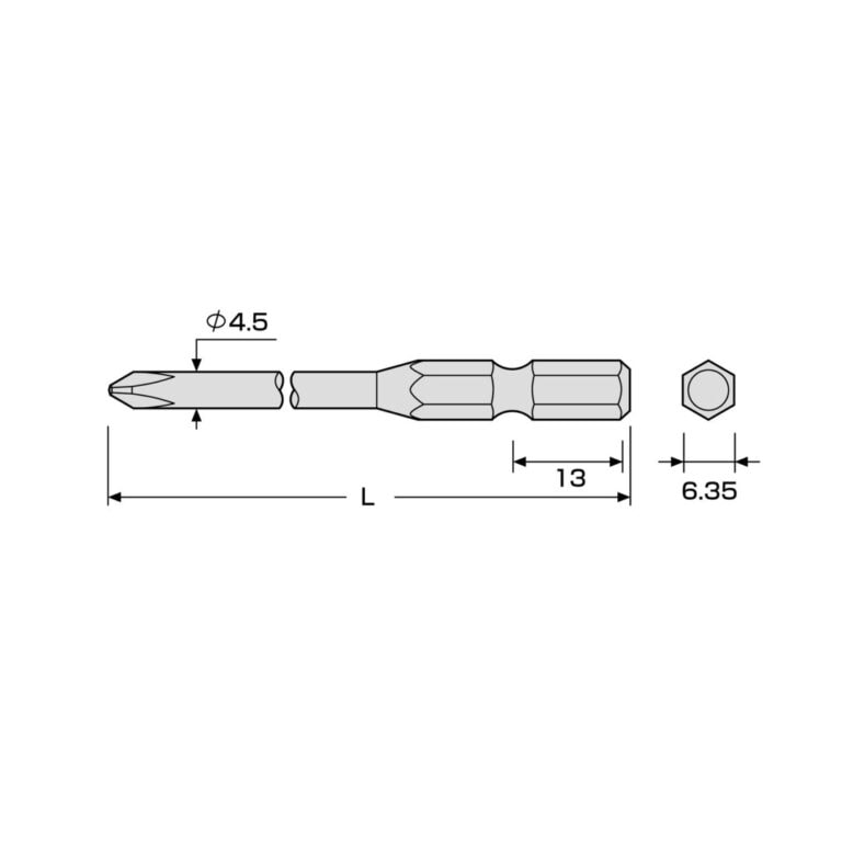 おトク情報がいっぱい！ アネックス ANEX ハイパービット両頭 2X200 AH-14M-2X200 10本