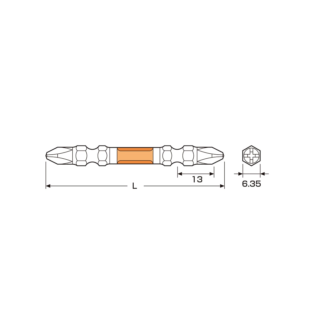 ハイパー龍靭ビット 2本組 ＋2×85 | ANEXブランドのドライバー・工具メーカー アネックスツール（株）