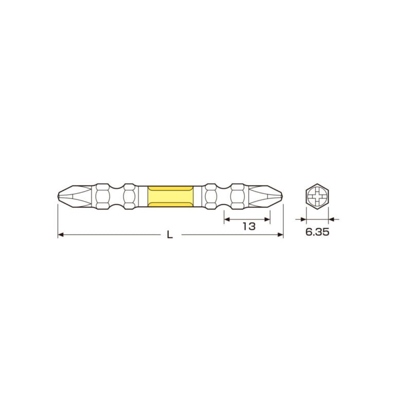 龍靭ビット 5本組 ＋2×110 | ANEXブランドのドライバー・工具メーカー 
