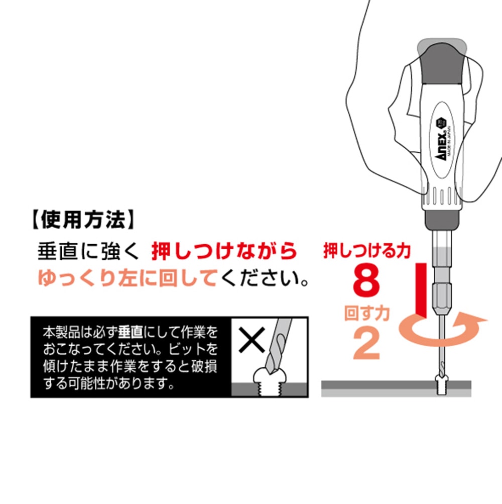 大特価!! <br>アネックス なめた精密ネジはずし